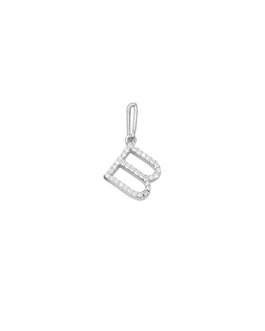 Frosted Charm - 14K White Gold Charm magal-dev 