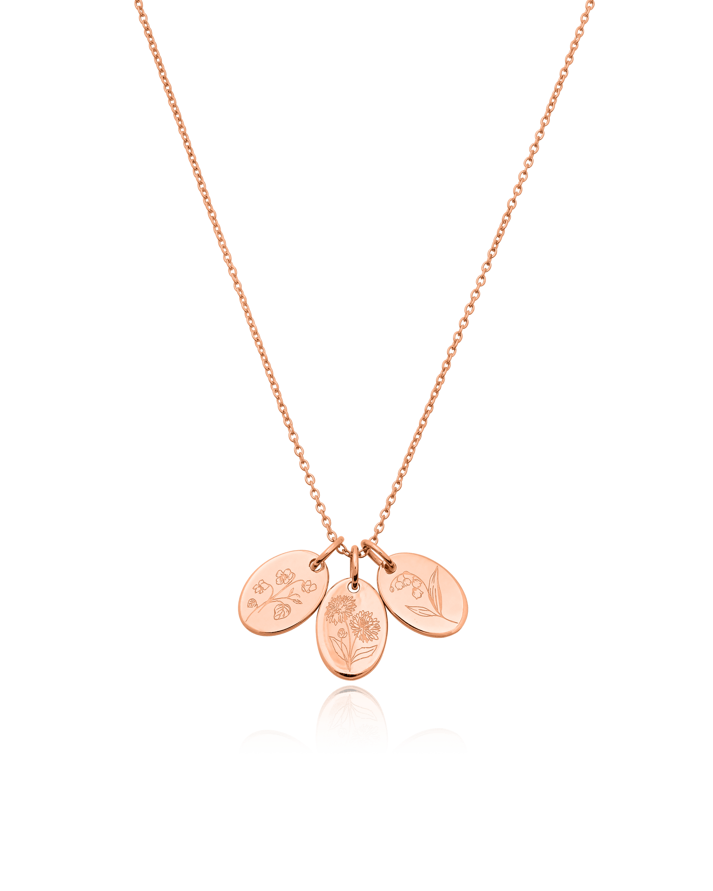 Flower Necklace - 925 Sterling Silver Necklaces magal-dev 