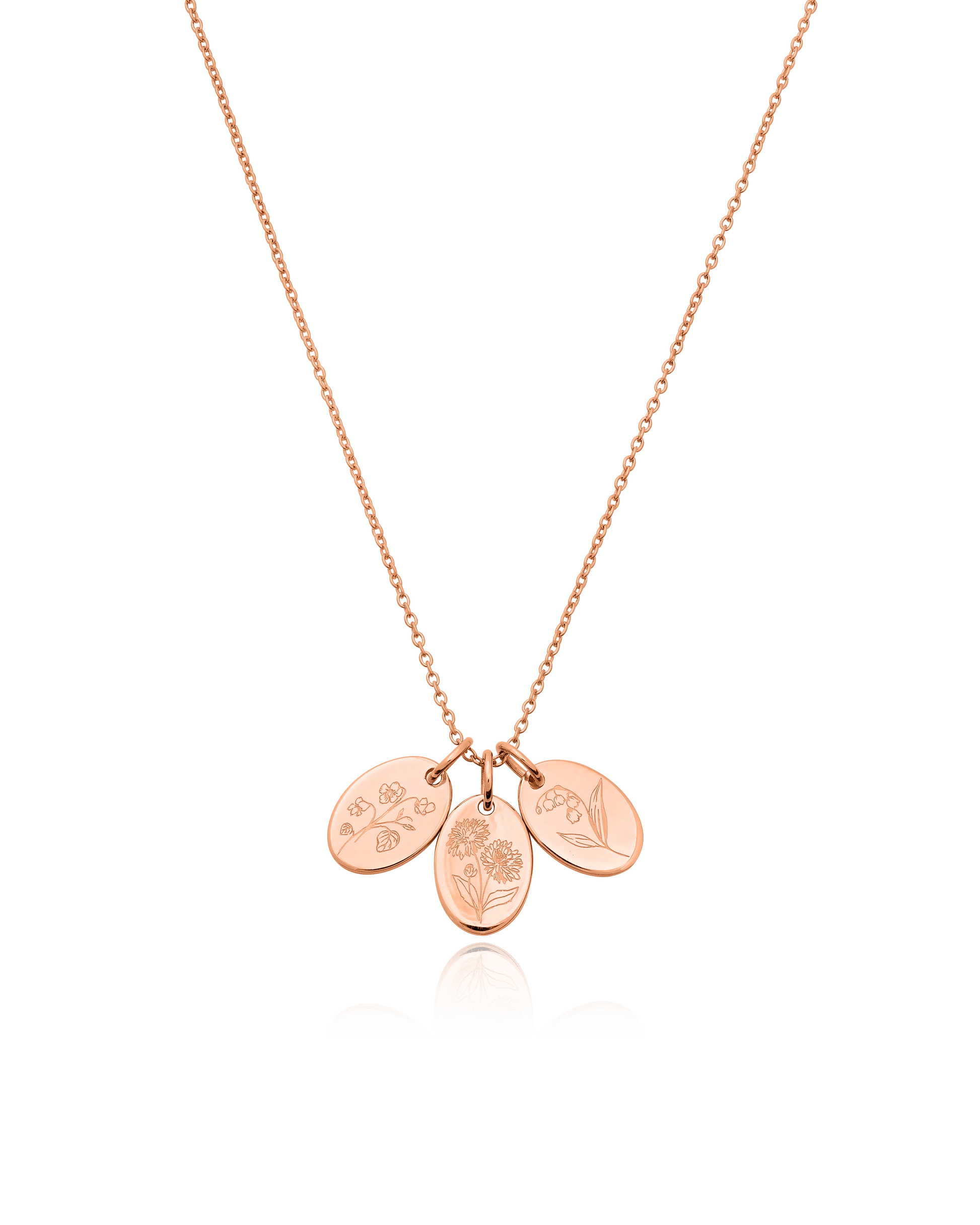 Flower Necklace - 925 Sterling Silver Necklaces magal-dev 