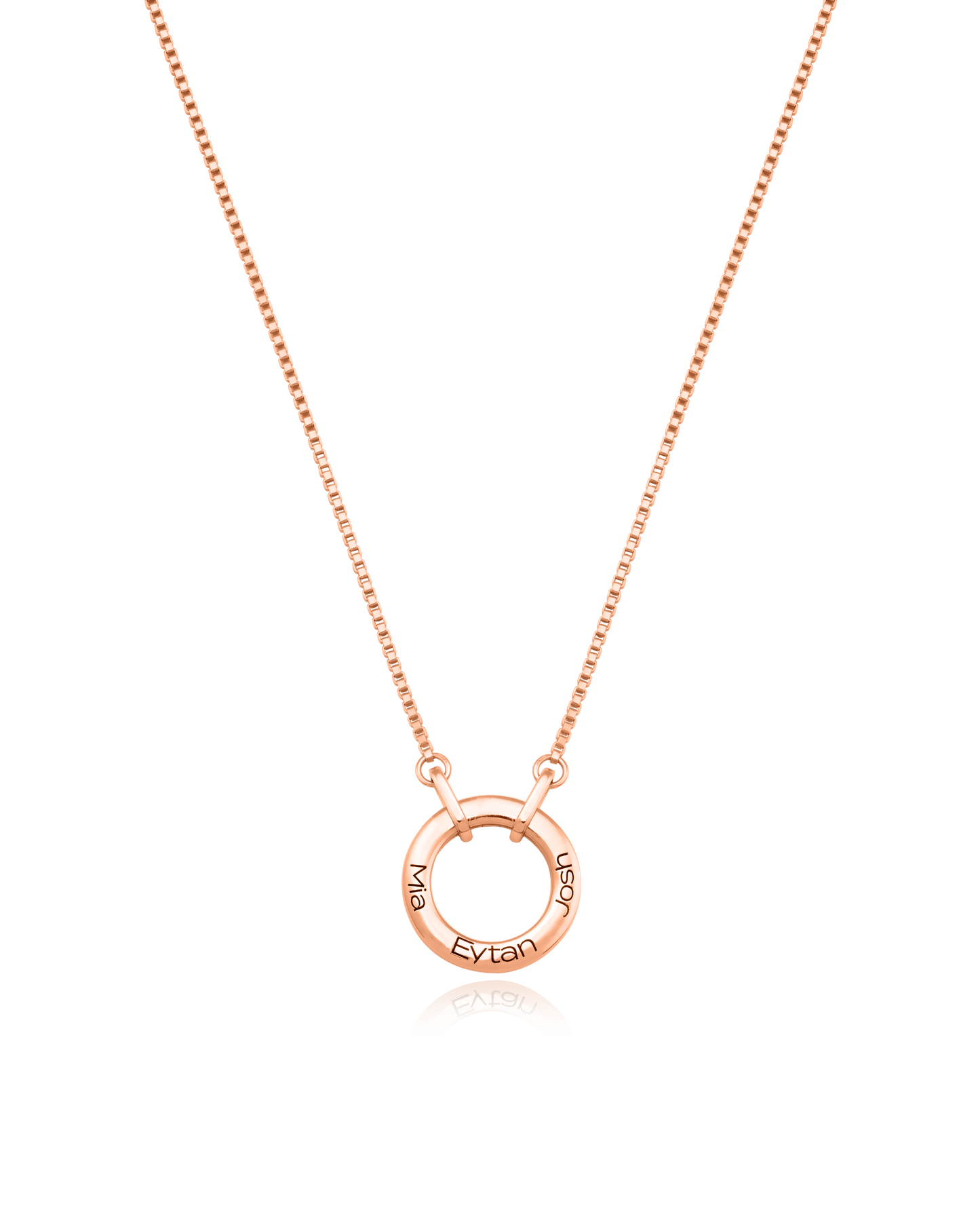 Family Circle Necklace - 18K Gold Vermeil Necklaces magal-dev 