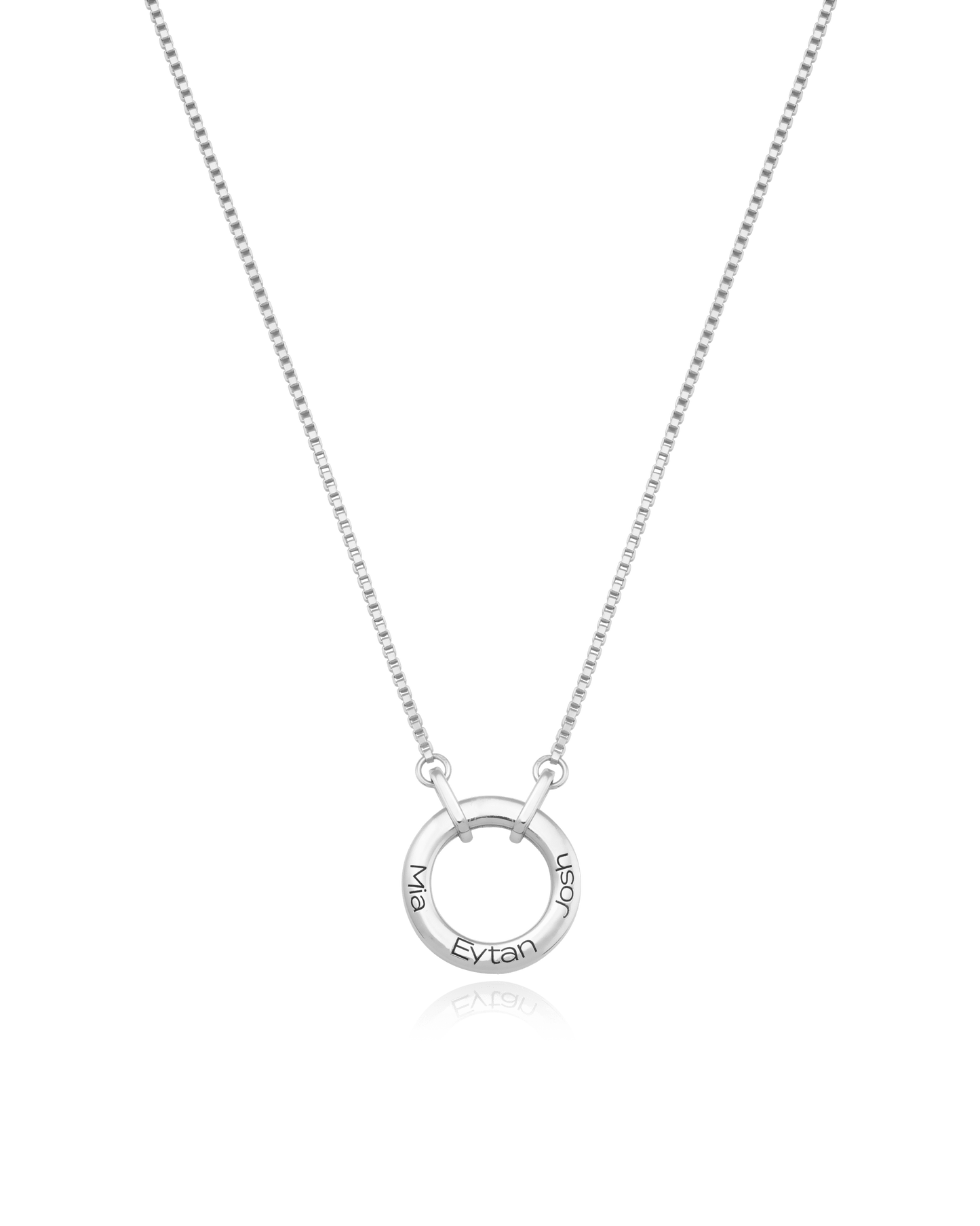 Family Circle Necklace - 18K Gold Vermeil Necklaces magal-dev 