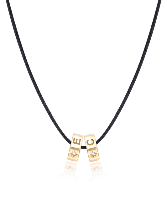 Hexagon Charm Necklace - 18K Gold Vermeil Necklaces magal-dev 