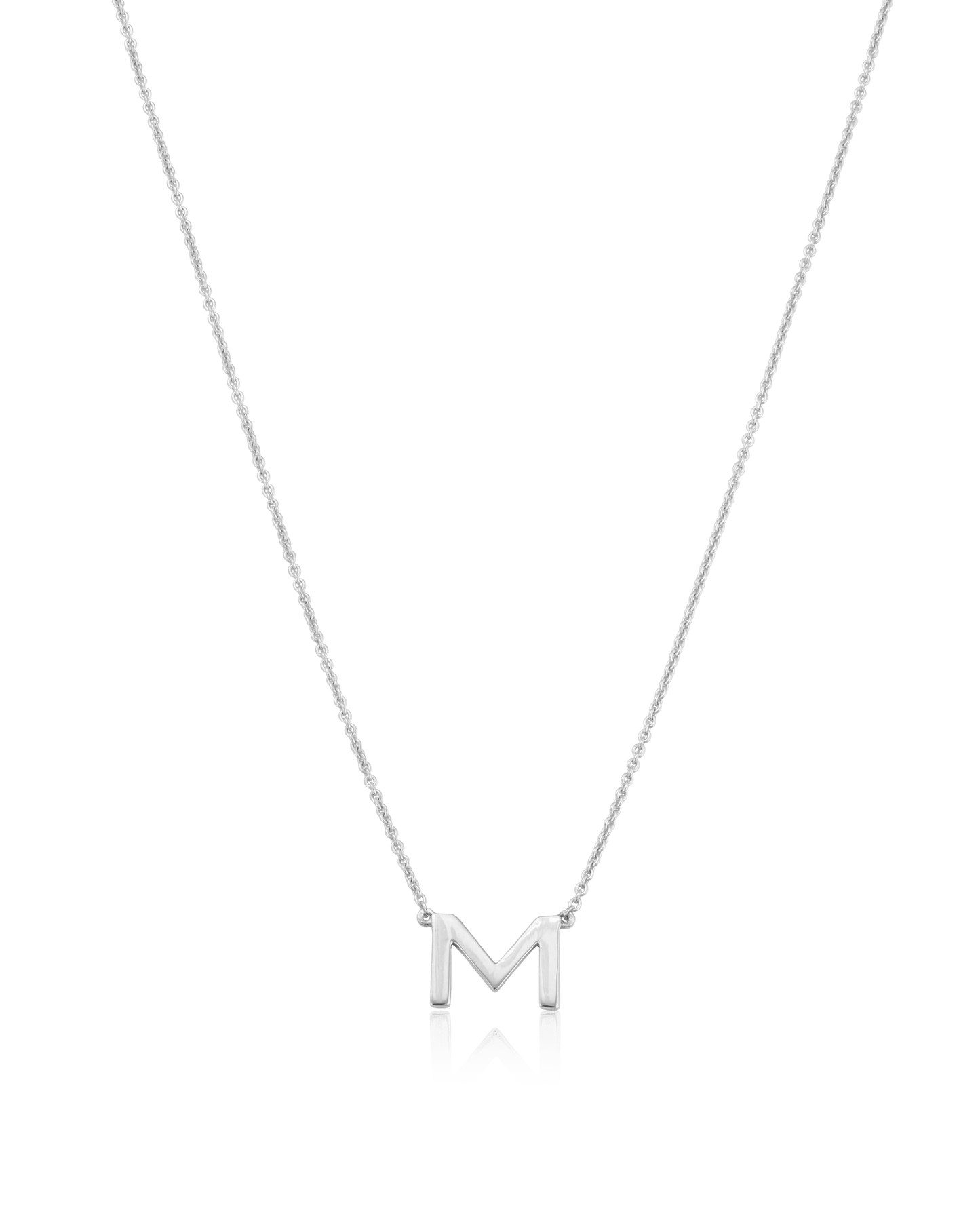 Immy Necklace - 14K White Gold Necklaces magal-dev 16”+2” extender 