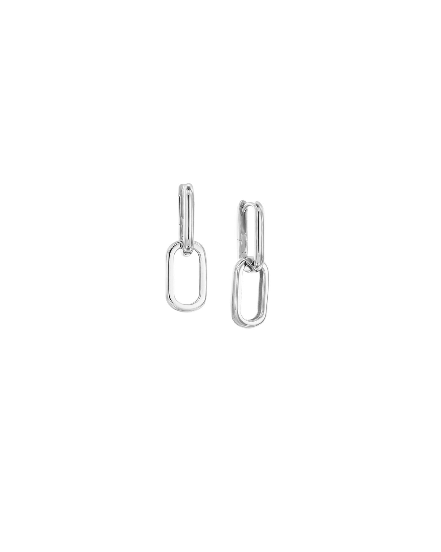 Link Drop Earrings - 925 Sterling Silver Earrings magal-dev 