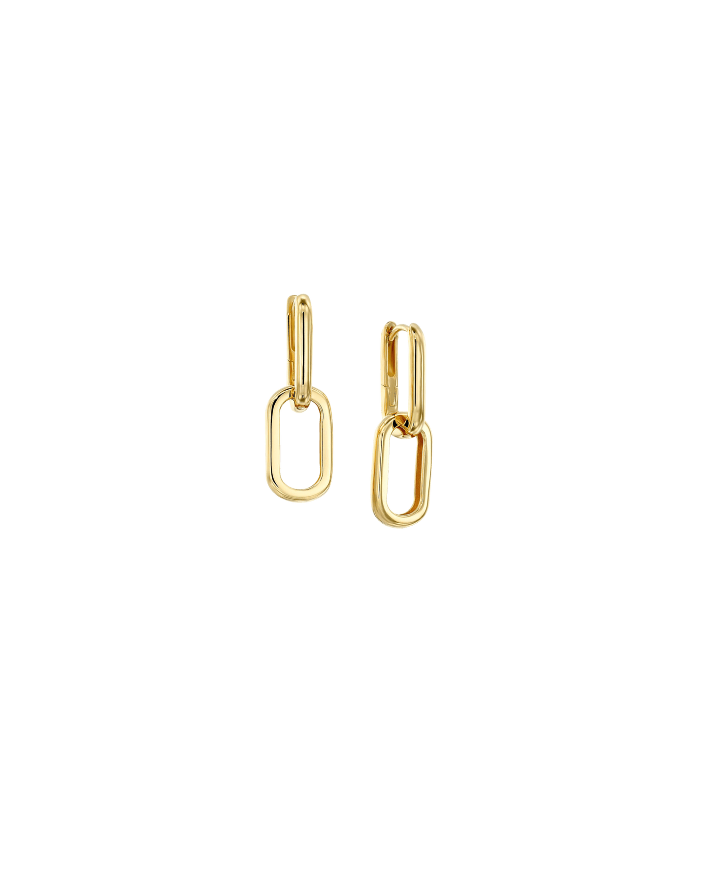 Link Drop Earrings - 18K Gold Vermeil Earrings magal-dev 