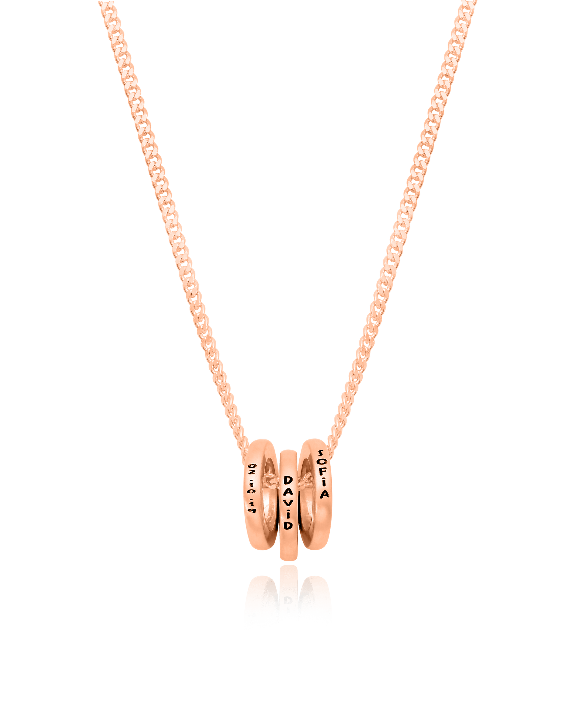 Men Circle of Life Necklace - 18K Gold Vermeil Necklaces magal-dev 
