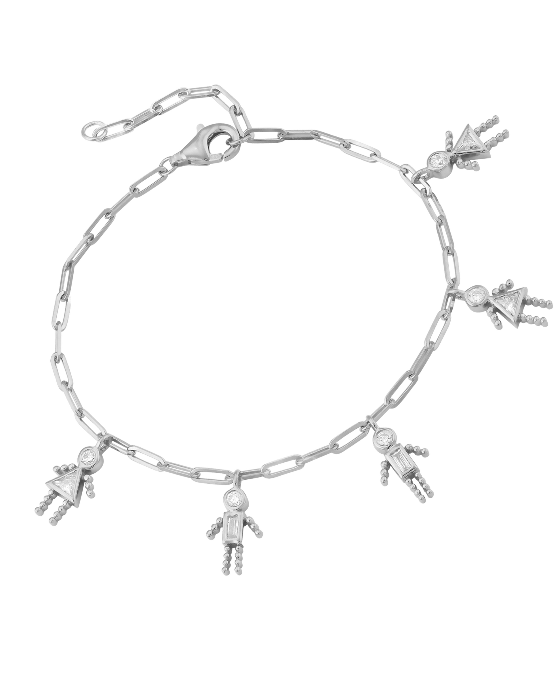 Mini Me Links Bracelet - 925 Sterling Silver Bracelets magal-dev 1 6”+1” extender 