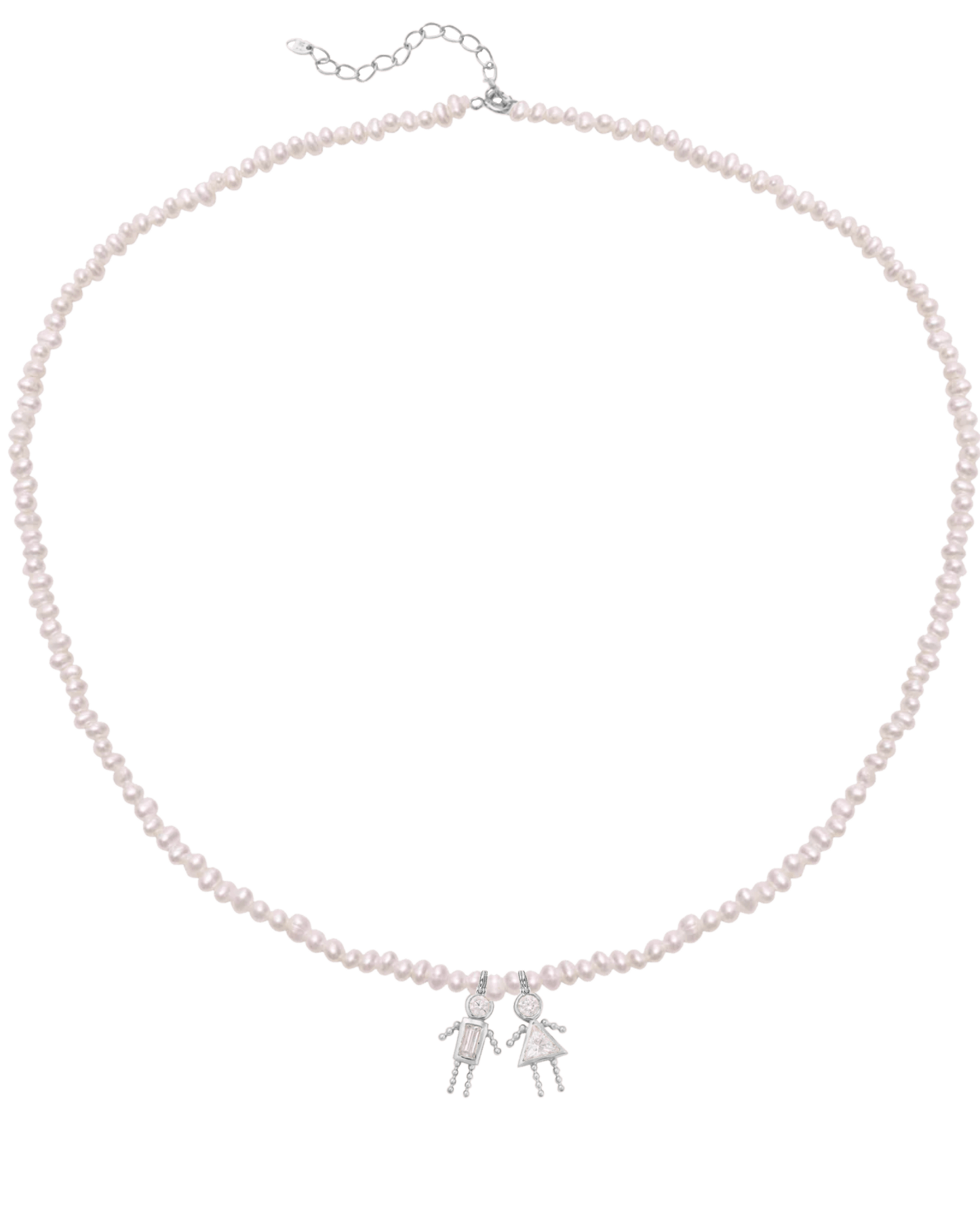 Mini Me Pearl Necklace - 18K Gold Vermeil Necklaces magal-dev 