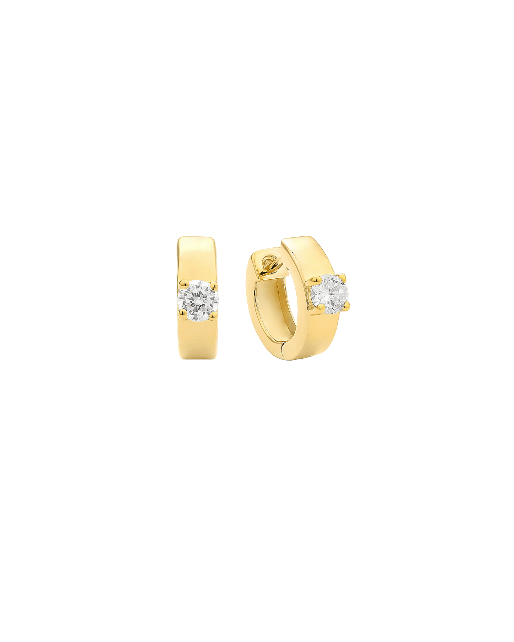 Marquise Hoops - 14K Rose Gold Earrings magal-dev 