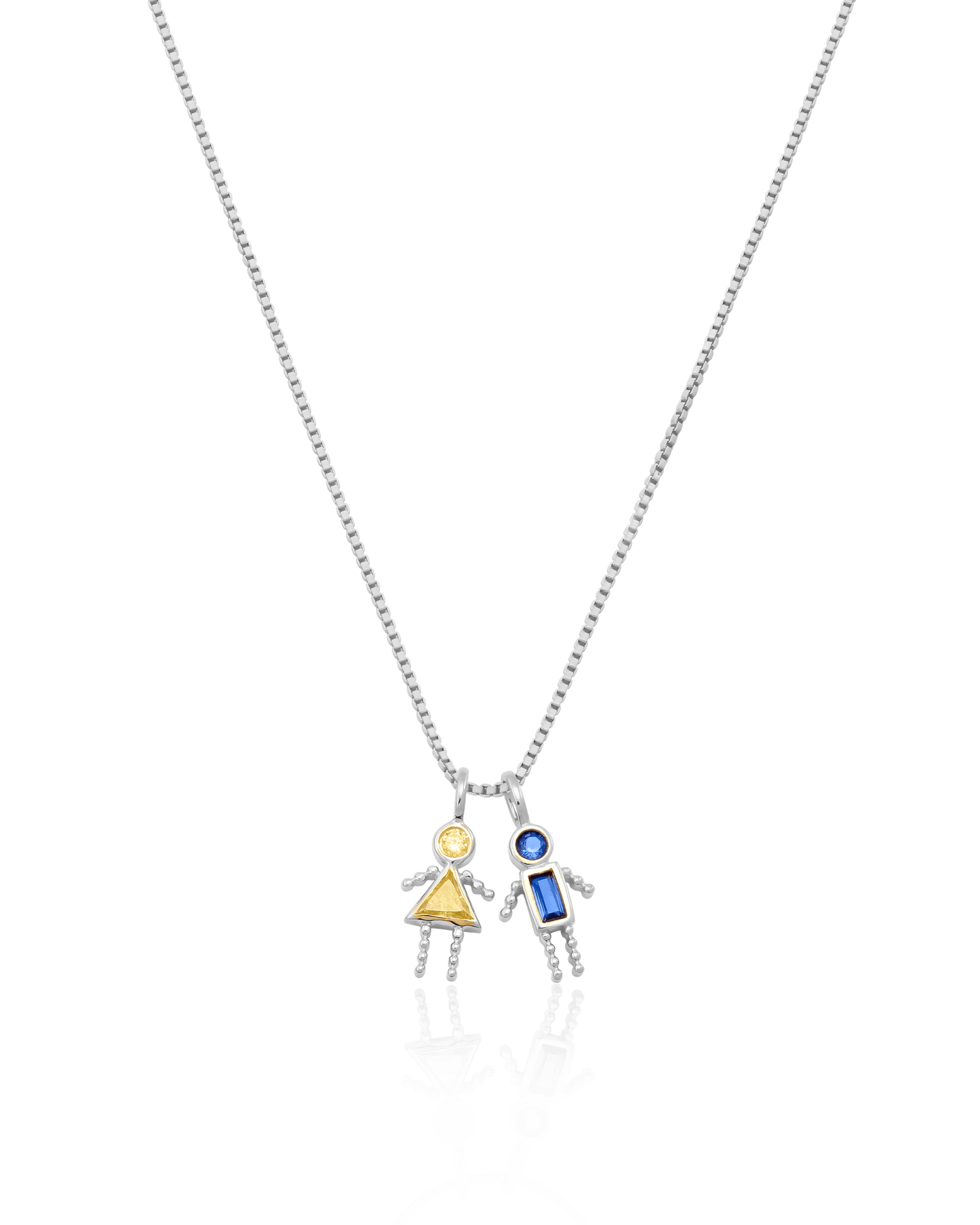 Mini Me Birthstone Necklace - 18K Gold Vermeil Necklaces magal-dev 