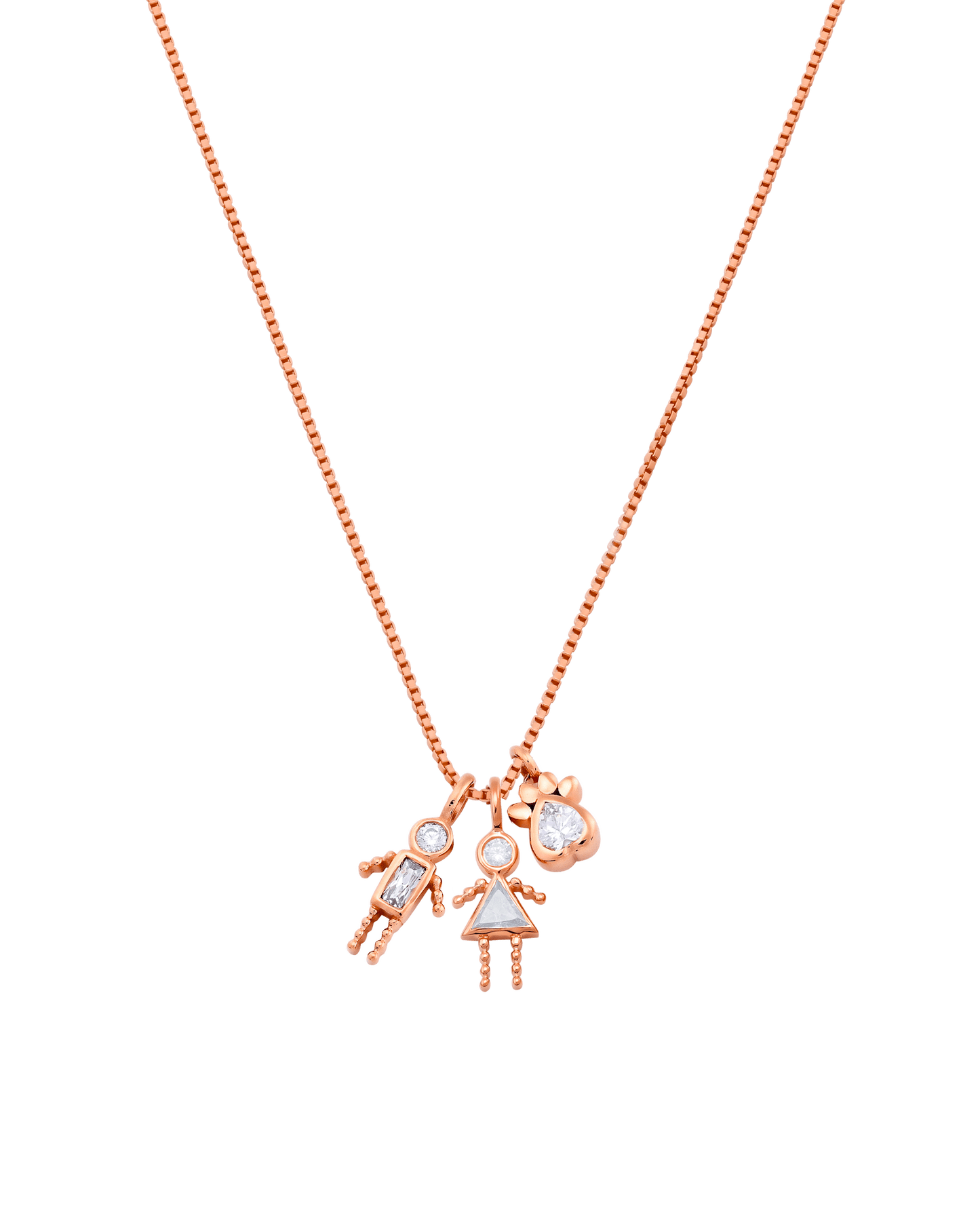 Mini Me Necklace - 18K Rose Vermeil Necklaces Gold Vermeil 