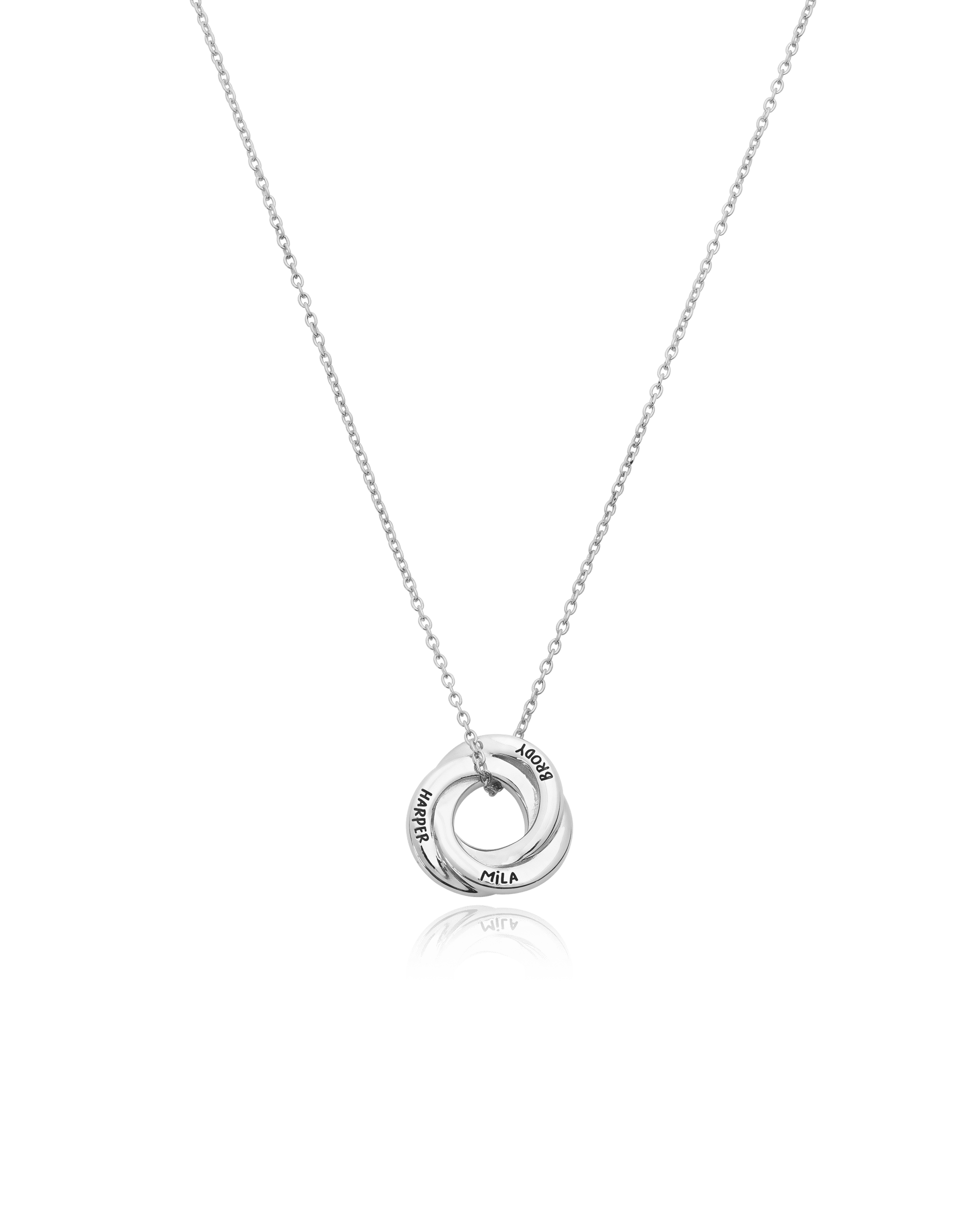Russian Ring Necklace - 925 Sterling Silver Necklaces magal-dev 16” 