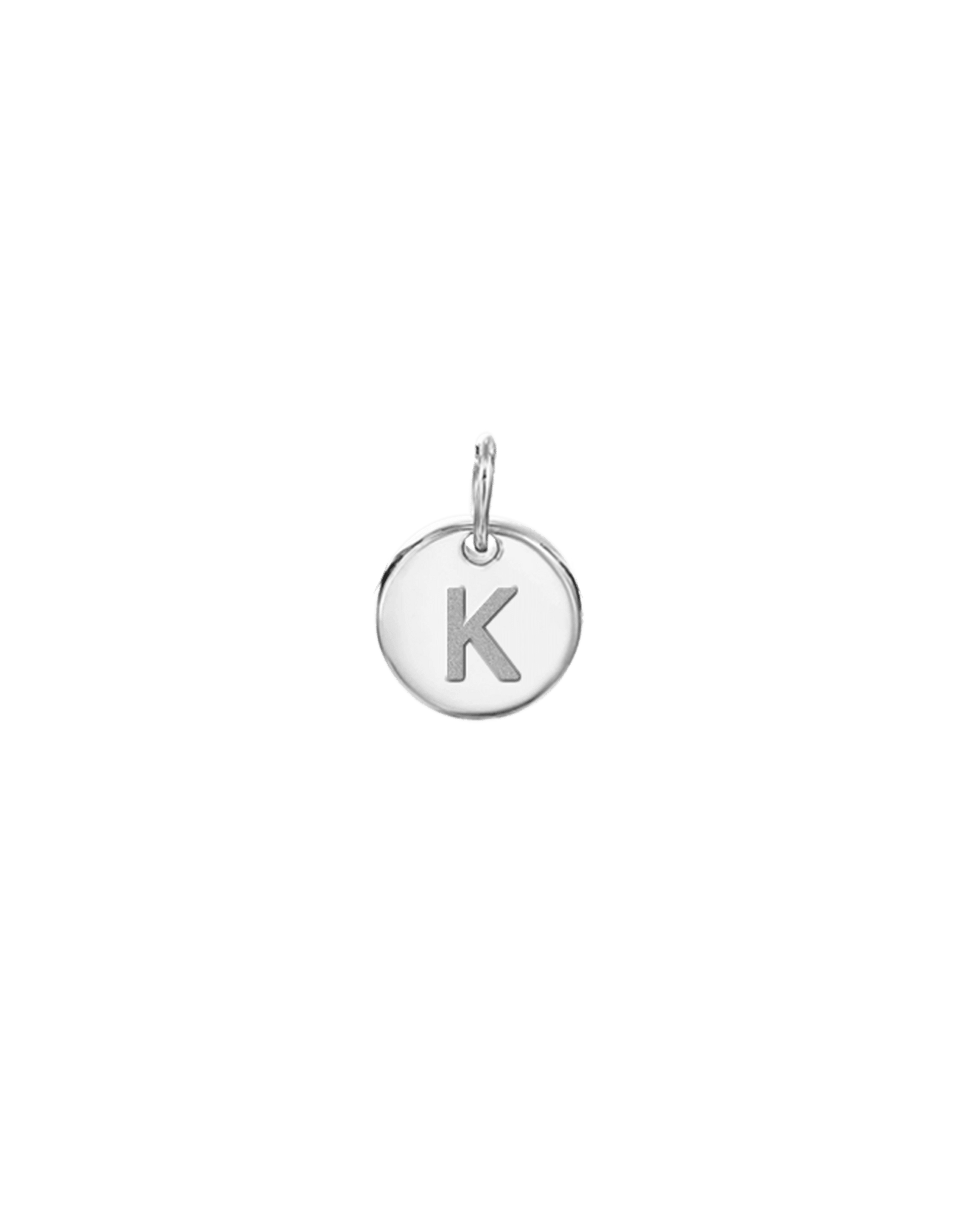 Tiny Initial Charm - 925 Sterling Silver Charm magal-dev 