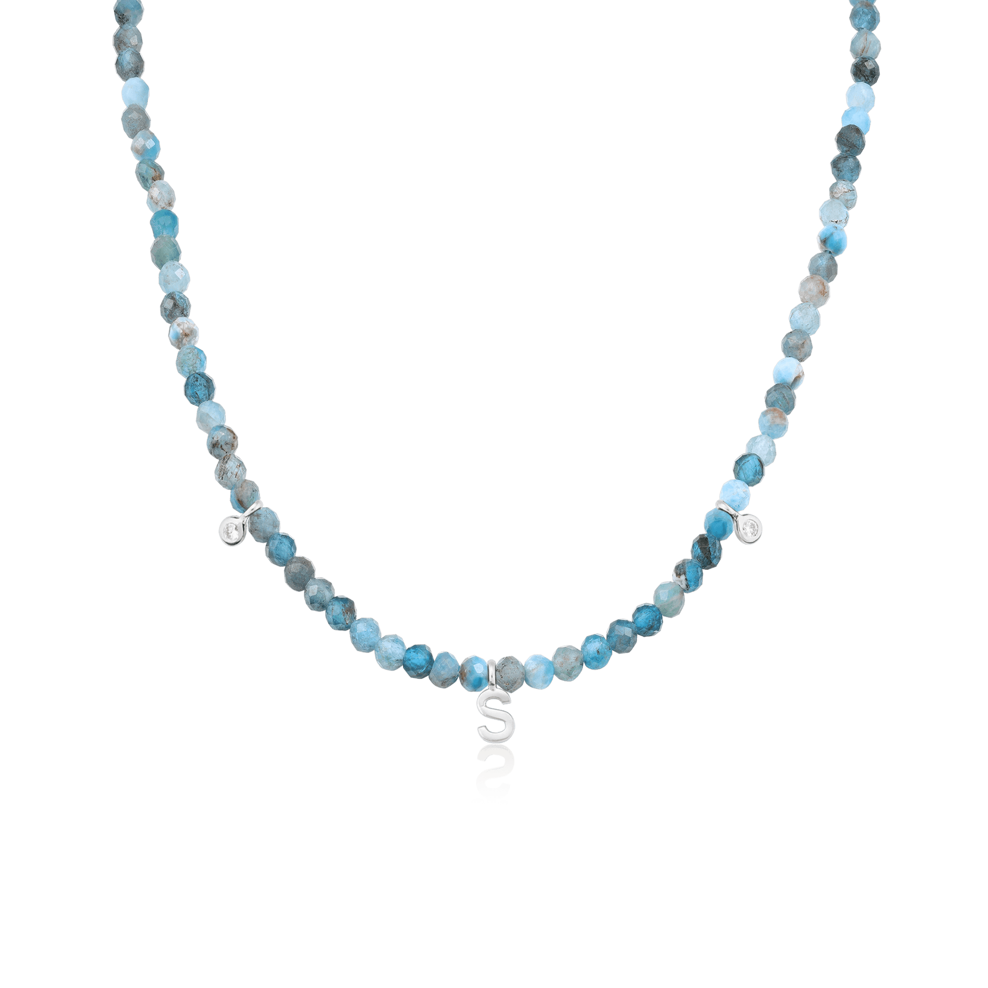 Alexis Necklace - 925 Sterling Silver Necklaces 925 Silver Natural Turquoise 