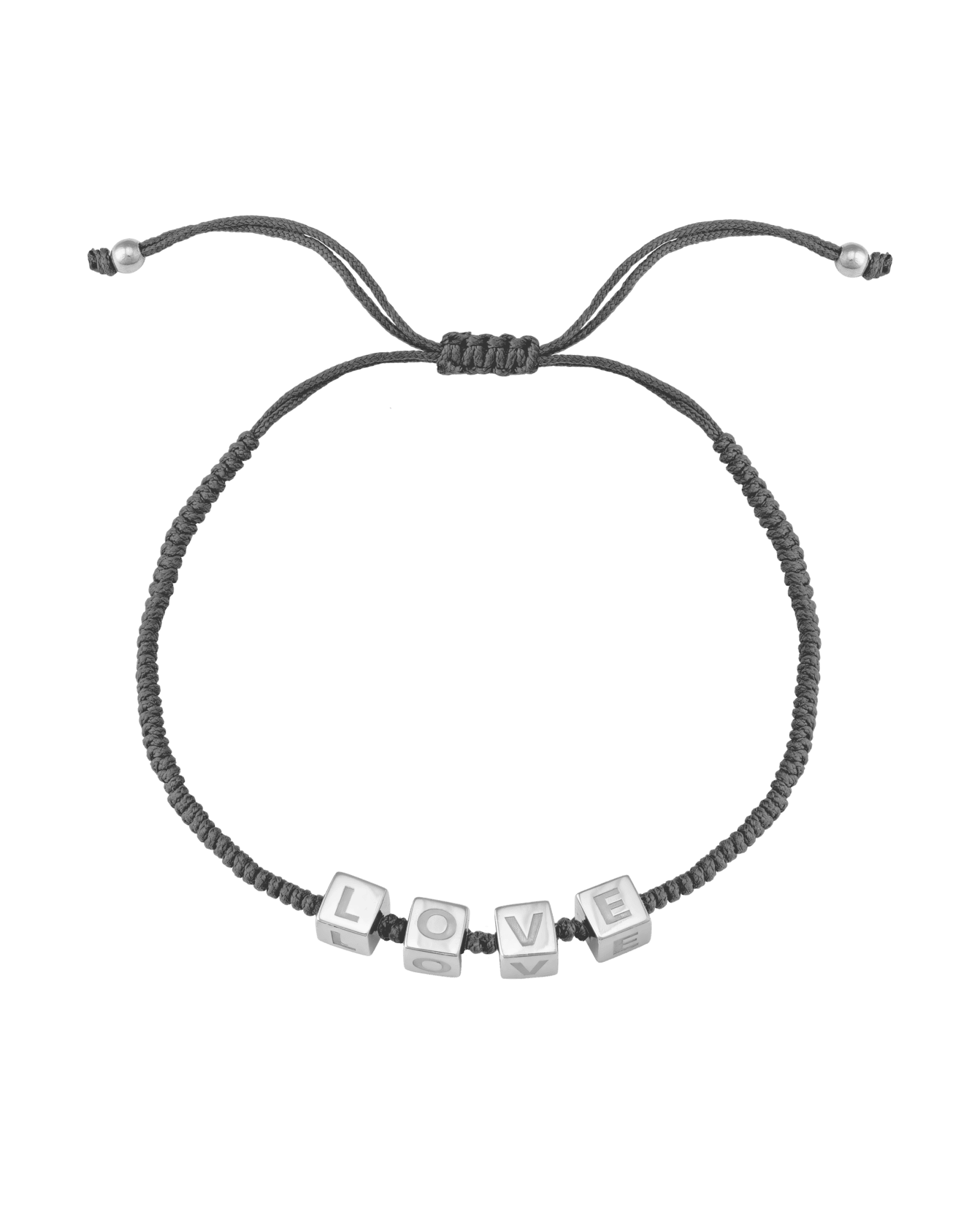Alpha Block Bracelet - 925 Sterling Silver Bracelets magal-dev Grey 1 