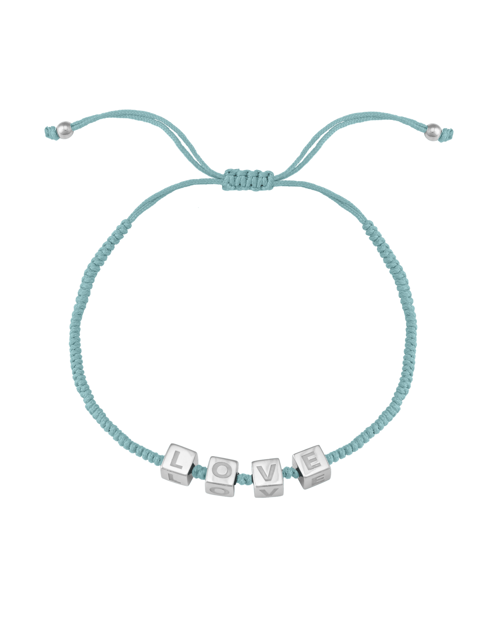 Alpha Block Bracelet - 925 Sterling Silver Bracelets magal-dev Turquoise 1 