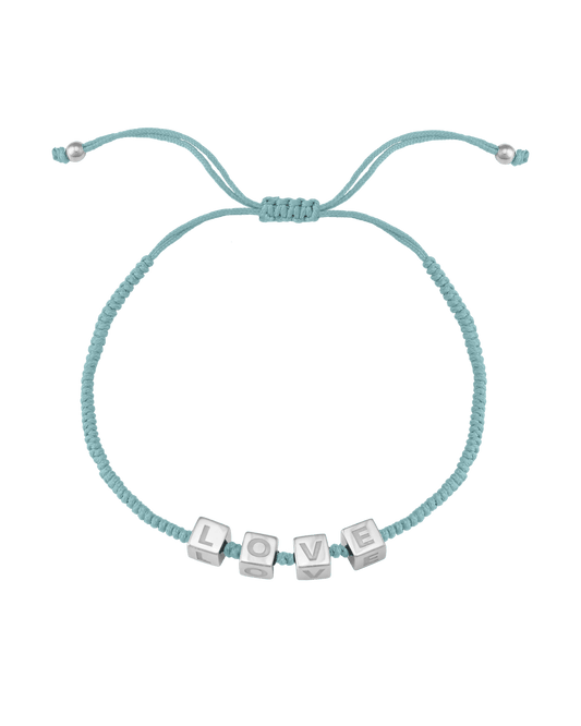 Alpha Block Bracelet - 925 Sterling Silver Bracelets magal-dev Turquoise 1 