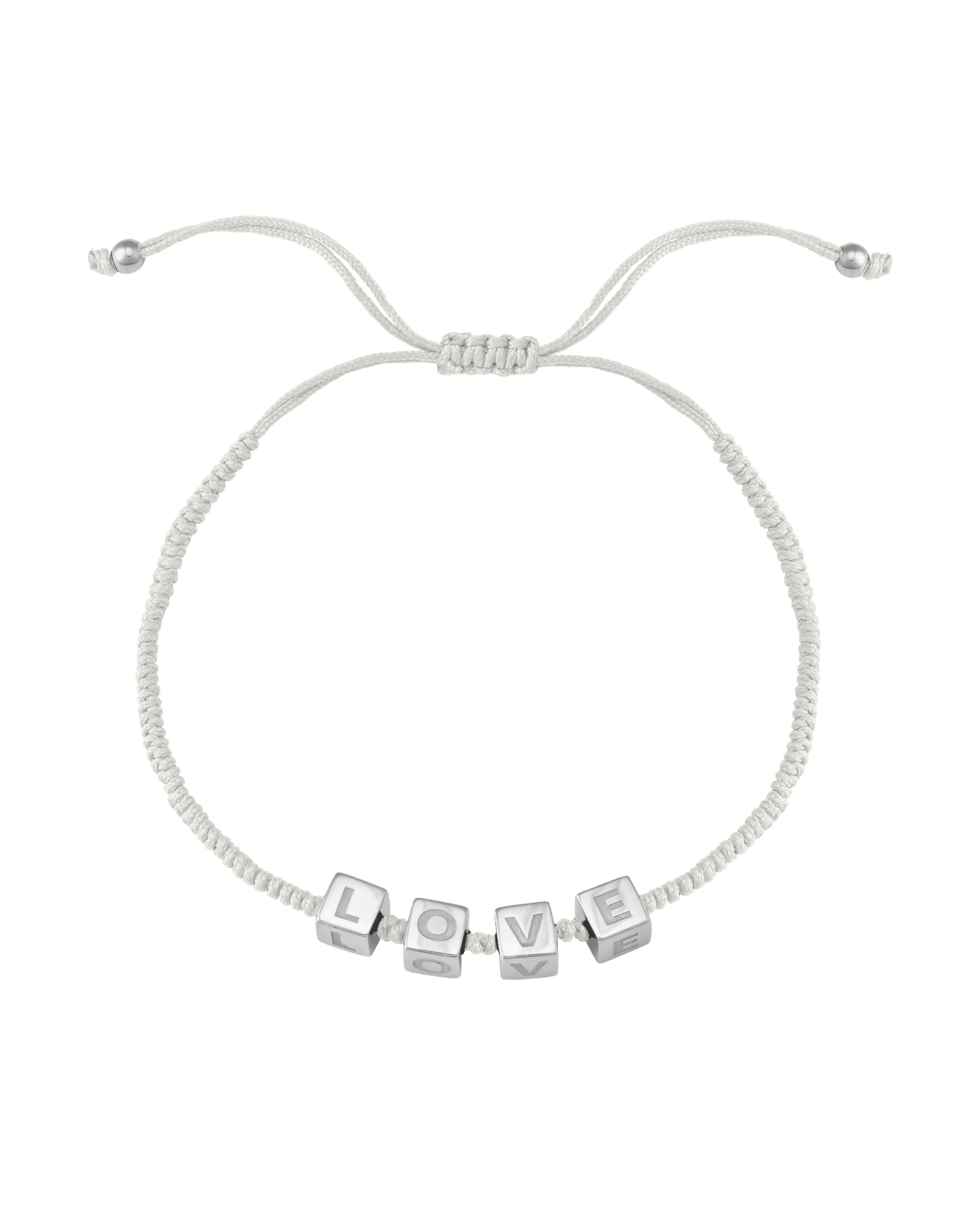 Alpha Block Bracelet - 925 Sterling Silver Bracelets magal-dev Pearl 1 