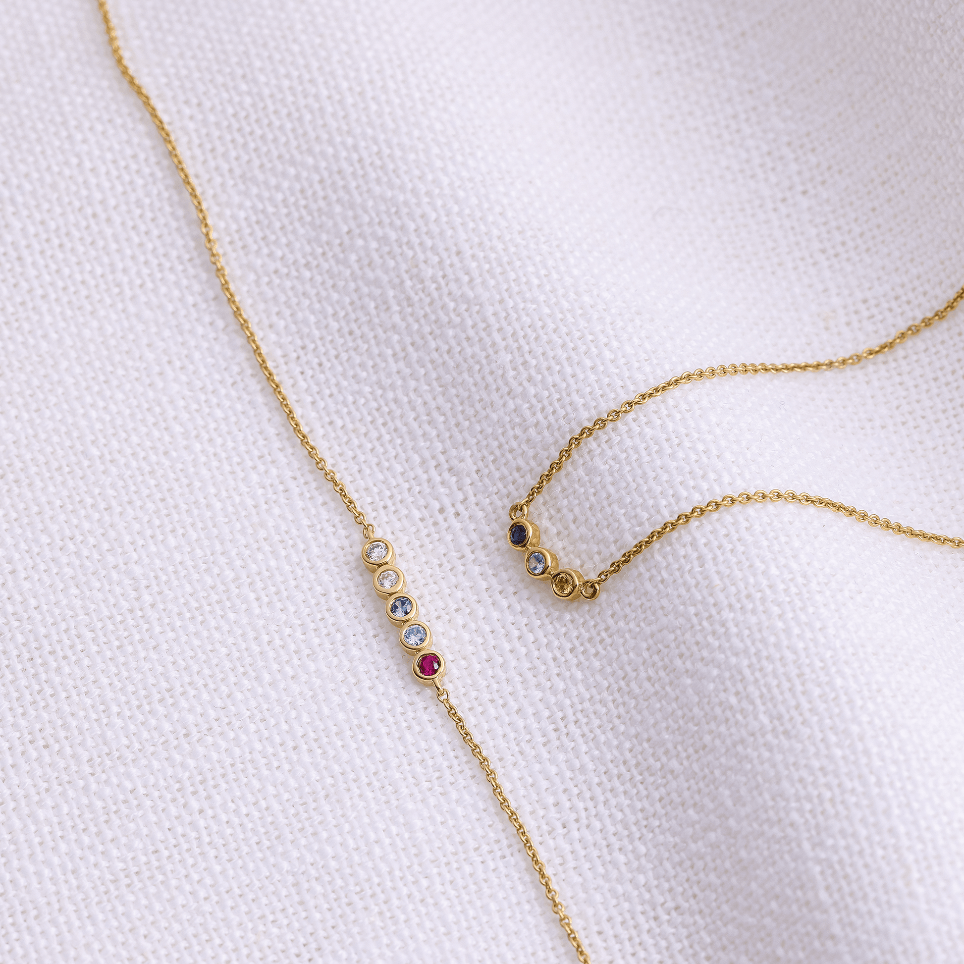 Bauble Birthstone Necklace - 18K Rose Vermeil Necklaces Gold Vermeil 