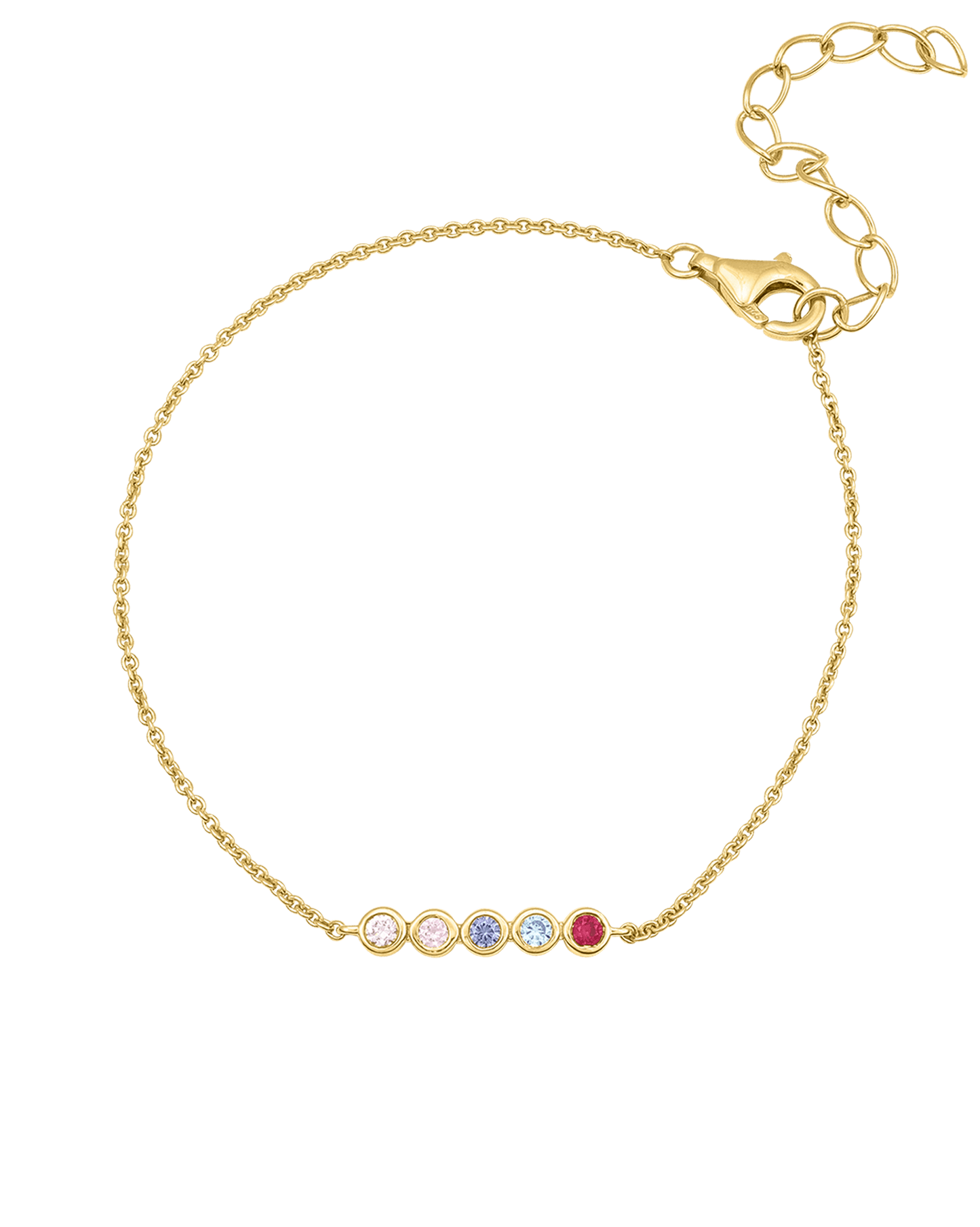 Bauble Birthstone Bracelet - 18K Rose Vermeil Bracelets magal-dev 