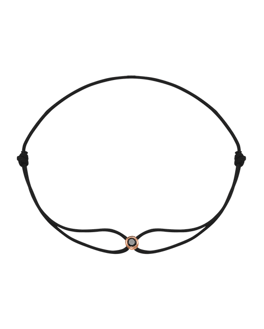 Black Diamond Men’s Edition - 14K Rose Gold Bracelets magal-dev Black 