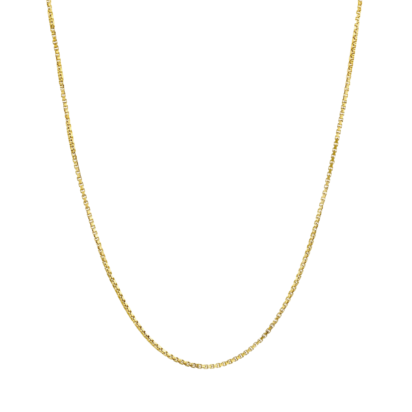 Box Chain Necklace - 18K Gold Vermeil Chains magal-dev 