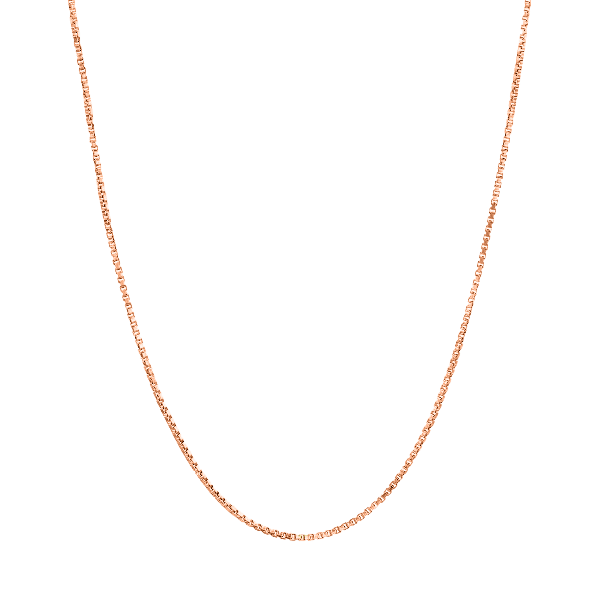 Box Chain Necklace - 18K Rose Vermeil Chains magal-dev 