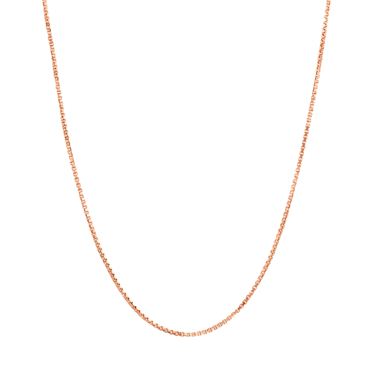 Box Chain Necklace - 18K Rose Vermeil Chains magal-dev 
