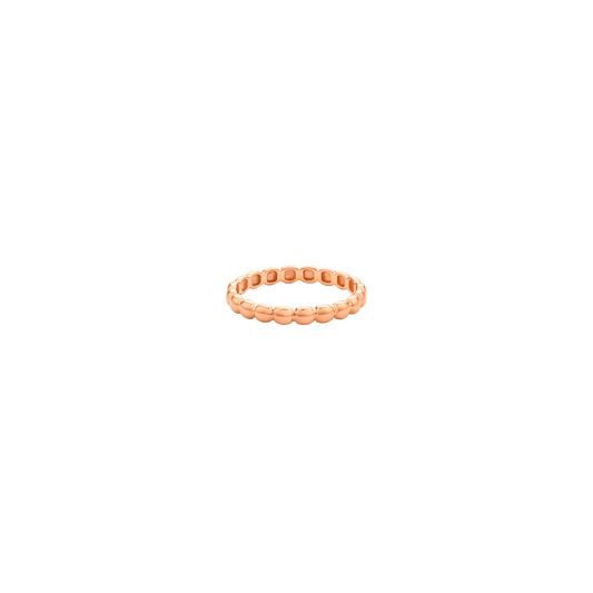 Bubble Ring - 14K Rose Gold Rings 14K Solid Gold US 4 