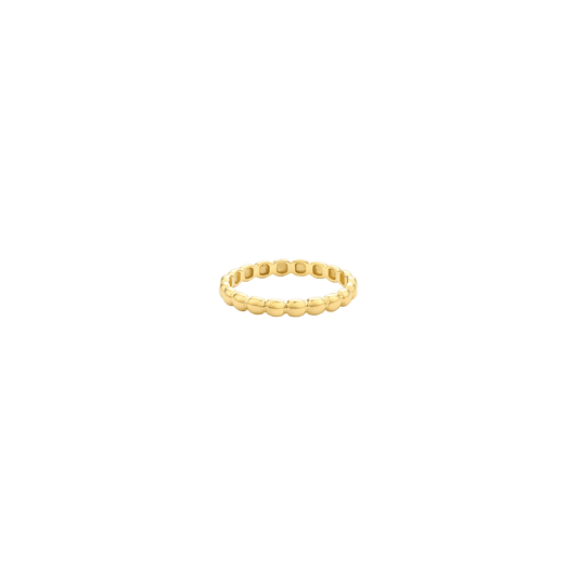 Bubble Ring - 14K Yellow Gold Rings 14K Solid Gold US 4 