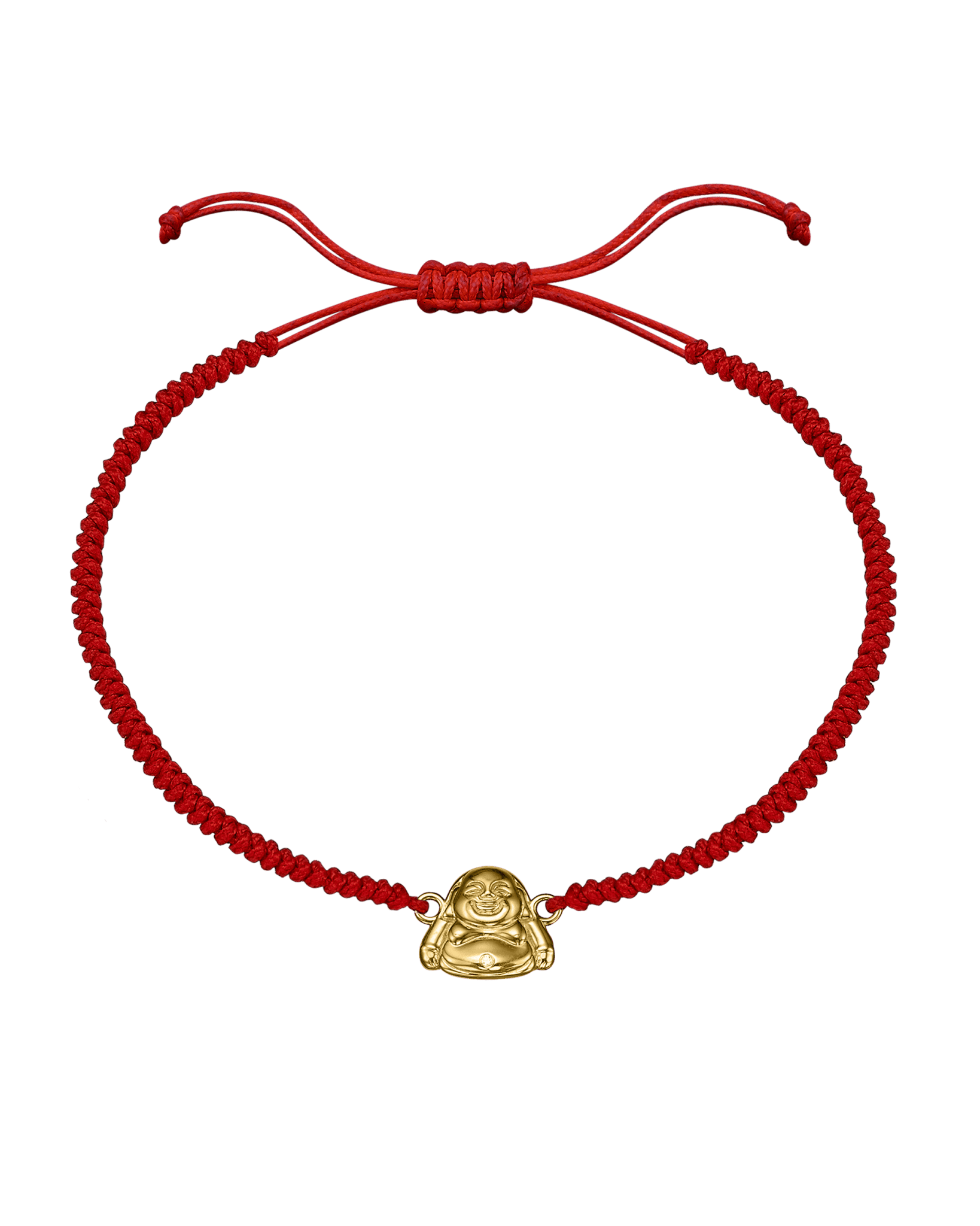Buddha [RED] - 14K Yellow Gold Bracelets magal-dev 