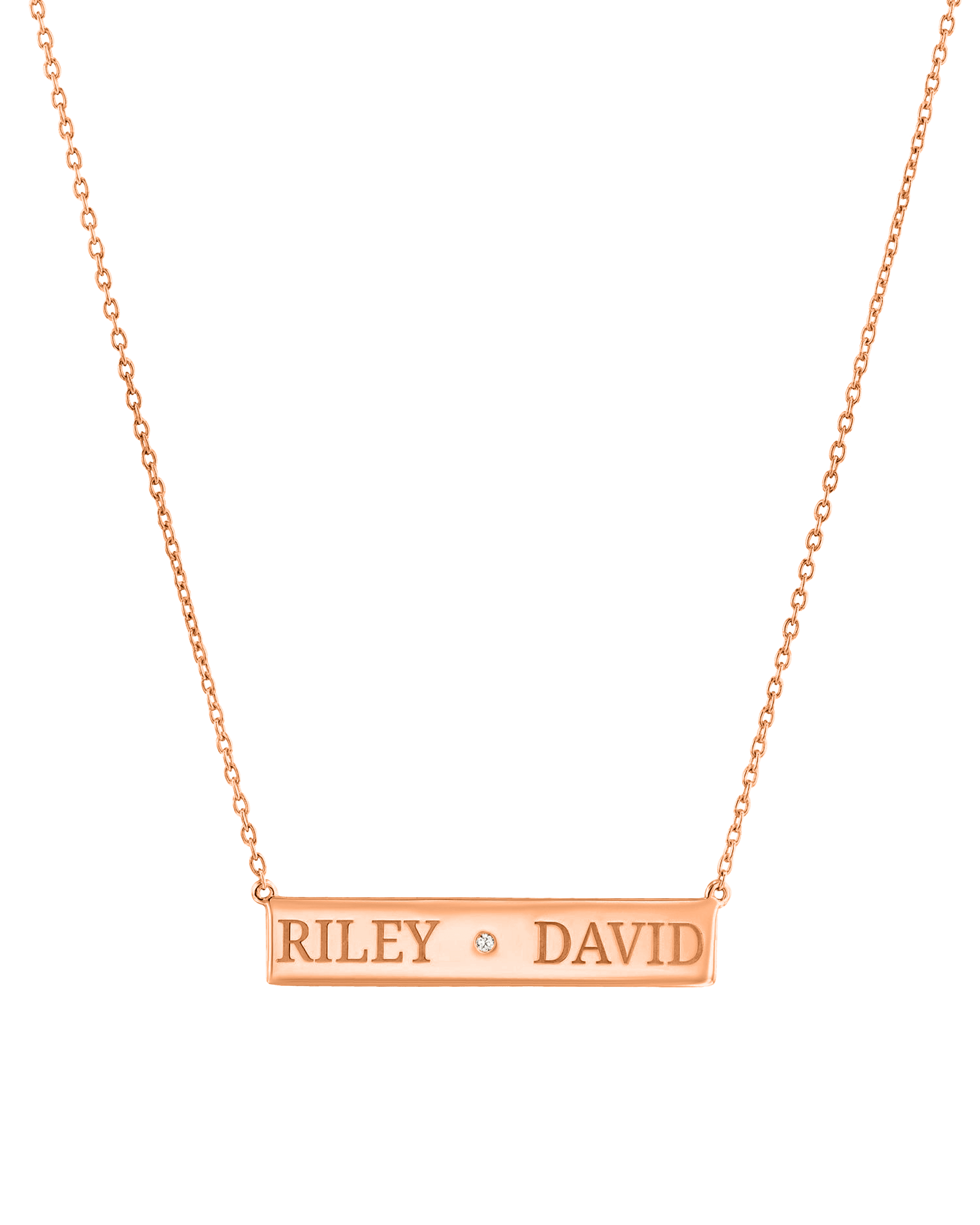 Just The Two Of Us Necklace - 18K Gold Vermeil Necklaces magal-dev 