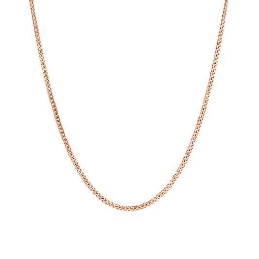 Double Curb Chain - 18K Rose Vermeil Chains magal-dev 