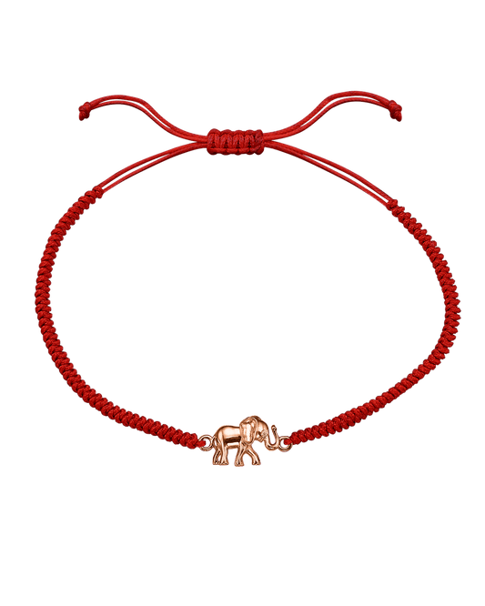 Elephant [RED] - 14K Rose Gold Bracelets magal-dev 