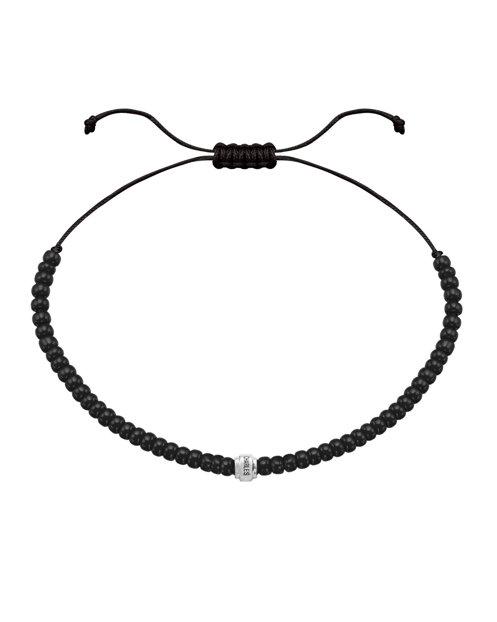 Engravable Beads String of Love with Birthstones - 925 Sterling Silver Bracelets magal-dev 1 