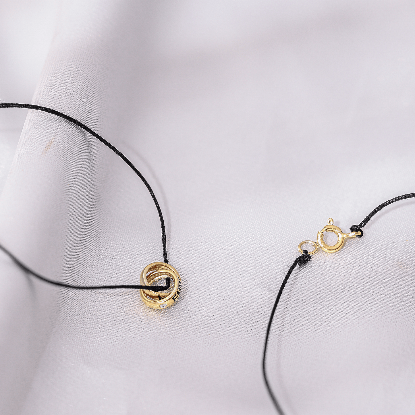 Engravable Links Necklace - 14K Rose Gold Necklaces 14K Solid Gold 