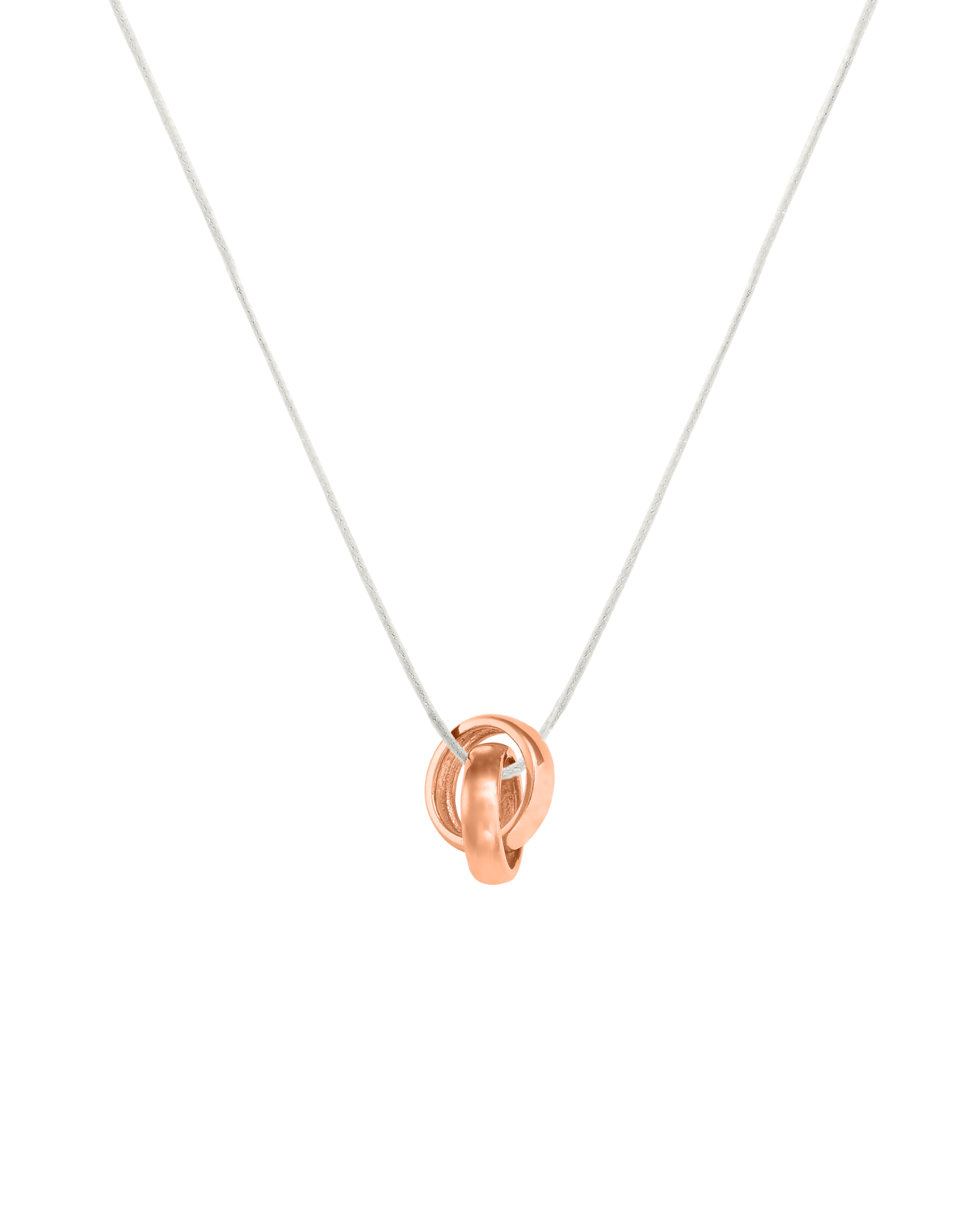 Engravable Links Necklace - 14K Rose Gold Necklaces 14K Solid Gold 2 Pearl 