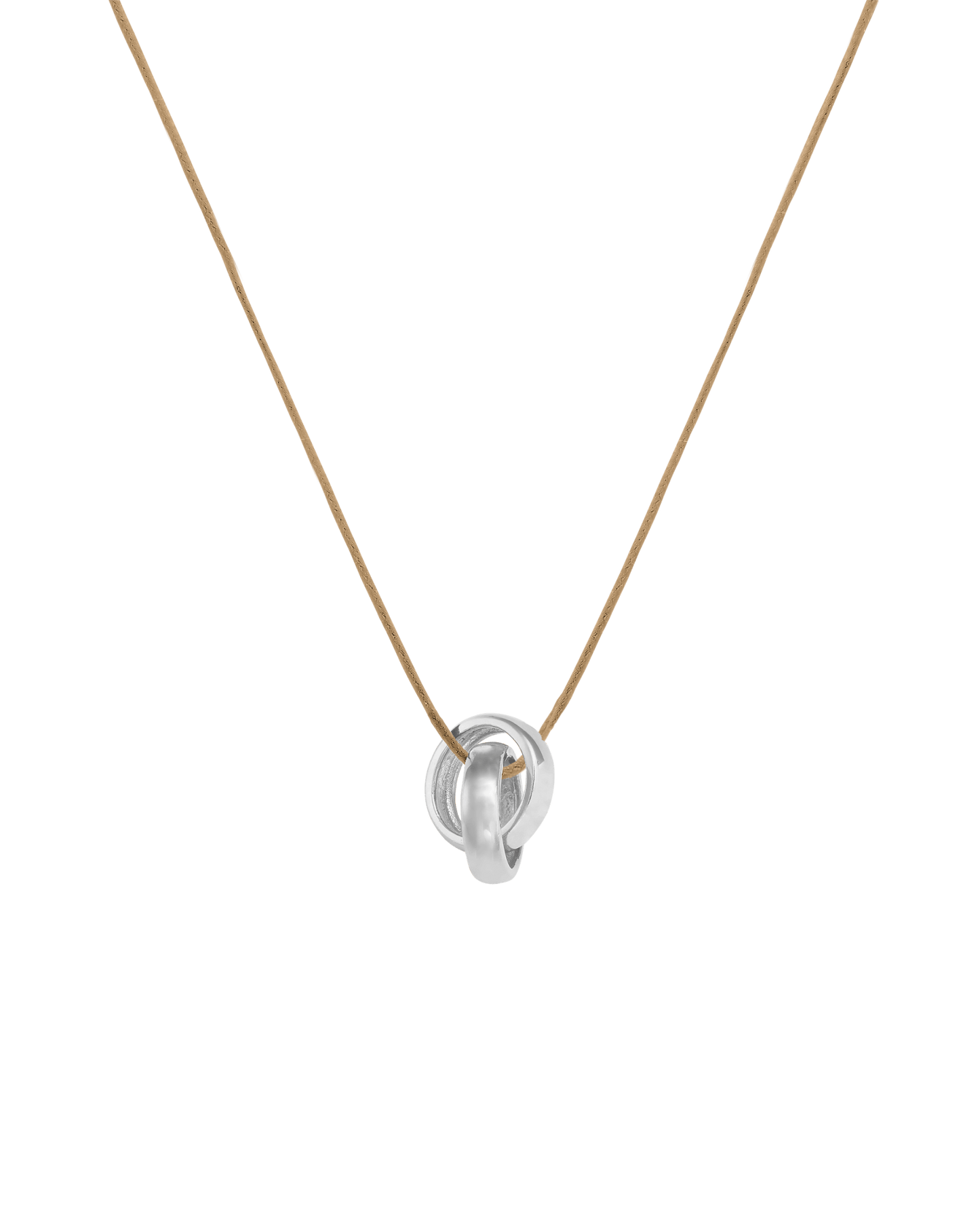 Engravable Links Necklace - 14K White Gold Necklaces 14K Solid Gold 2 Camel 