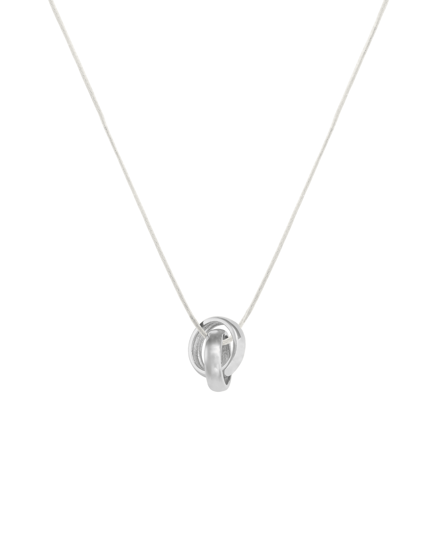 Engravable Links Necklace - 14K White Gold Necklaces 14K Solid Gold 2 Pearl 