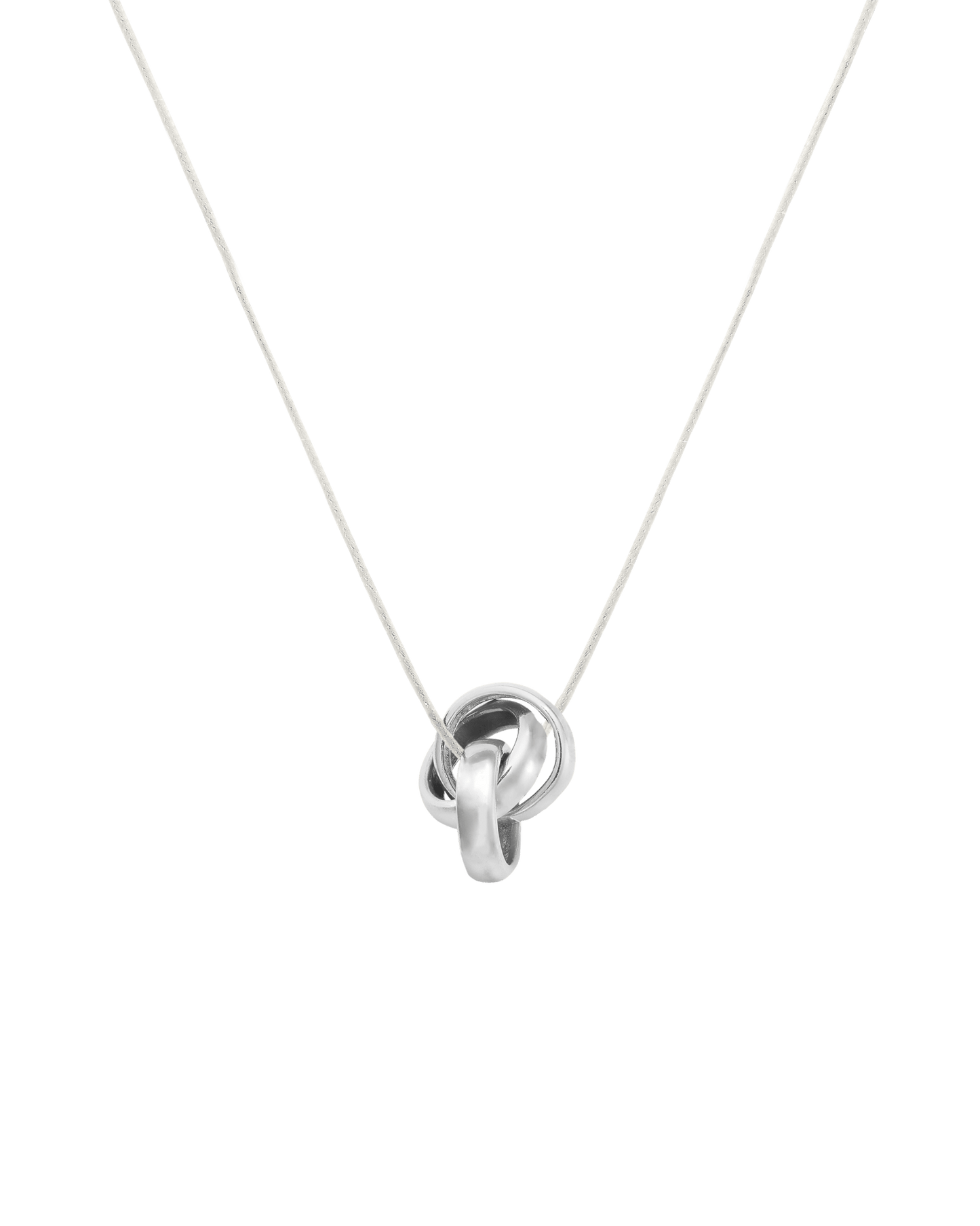 Engravable Links Necklace - 14K White Gold Necklaces 14K Solid Gold 3 Pearl 