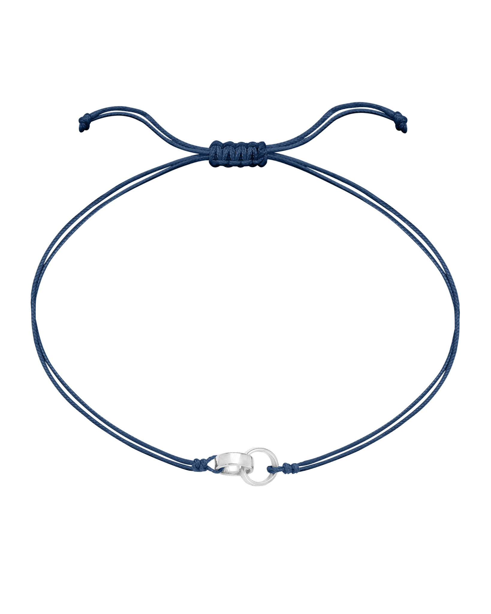 Engravable Links of Love - 14K White Gold Bracelets magal-dev 2 Indigo 