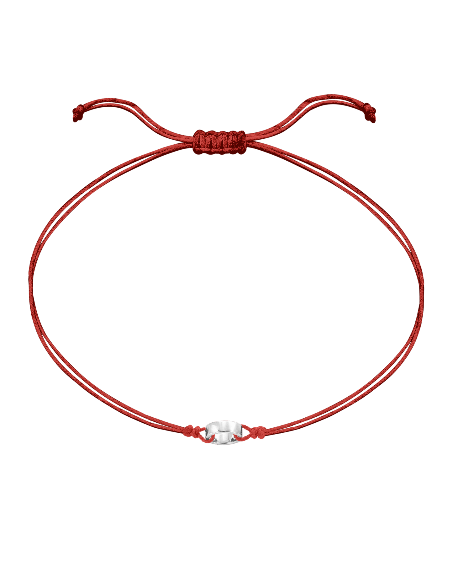 Engravable Links of Love - 14K White Gold Bracelets magal-dev 1 Red 