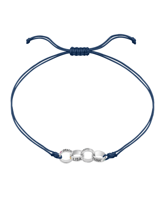 Engravable Links of Love - 925 Sterling Silver Bracelets magal-dev 4 Indigo 