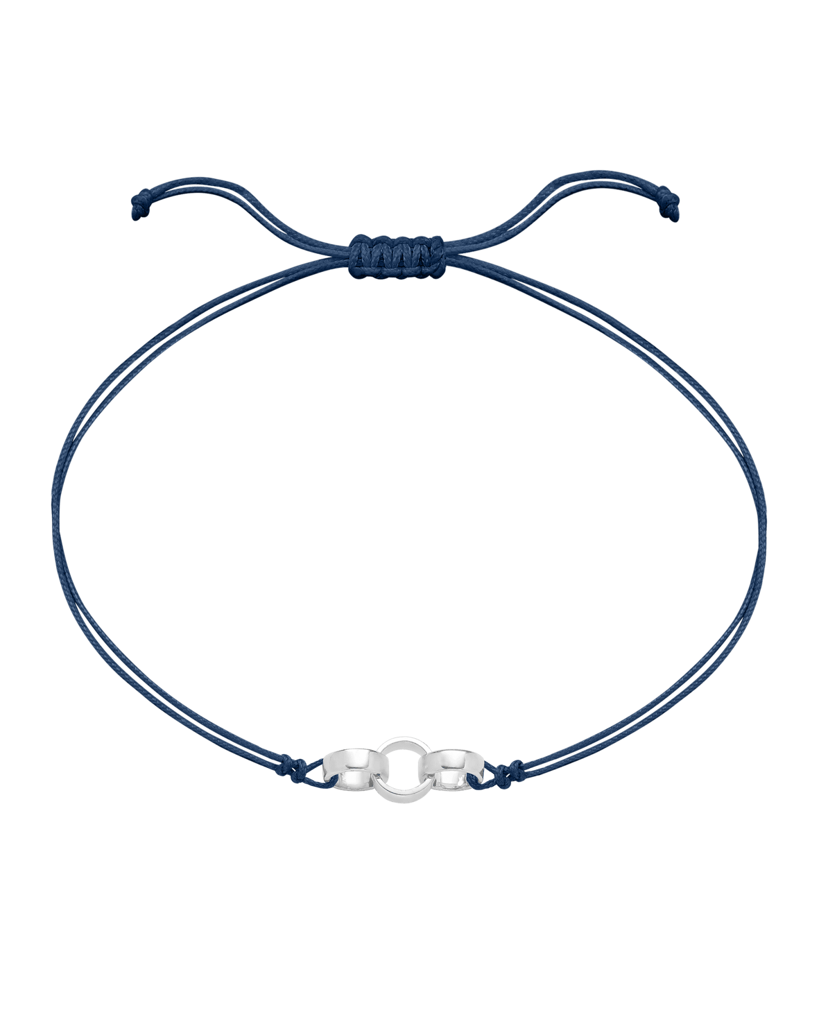 Engravable Links of Love - 925 Sterling Silver Bracelets magal-dev 3 Indigo 