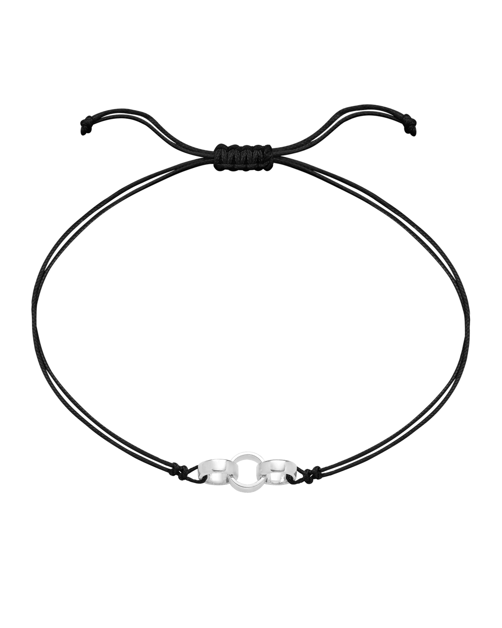 Engravable Links of Love - 925 Sterling Silver Bracelets magal-dev 3 Black 