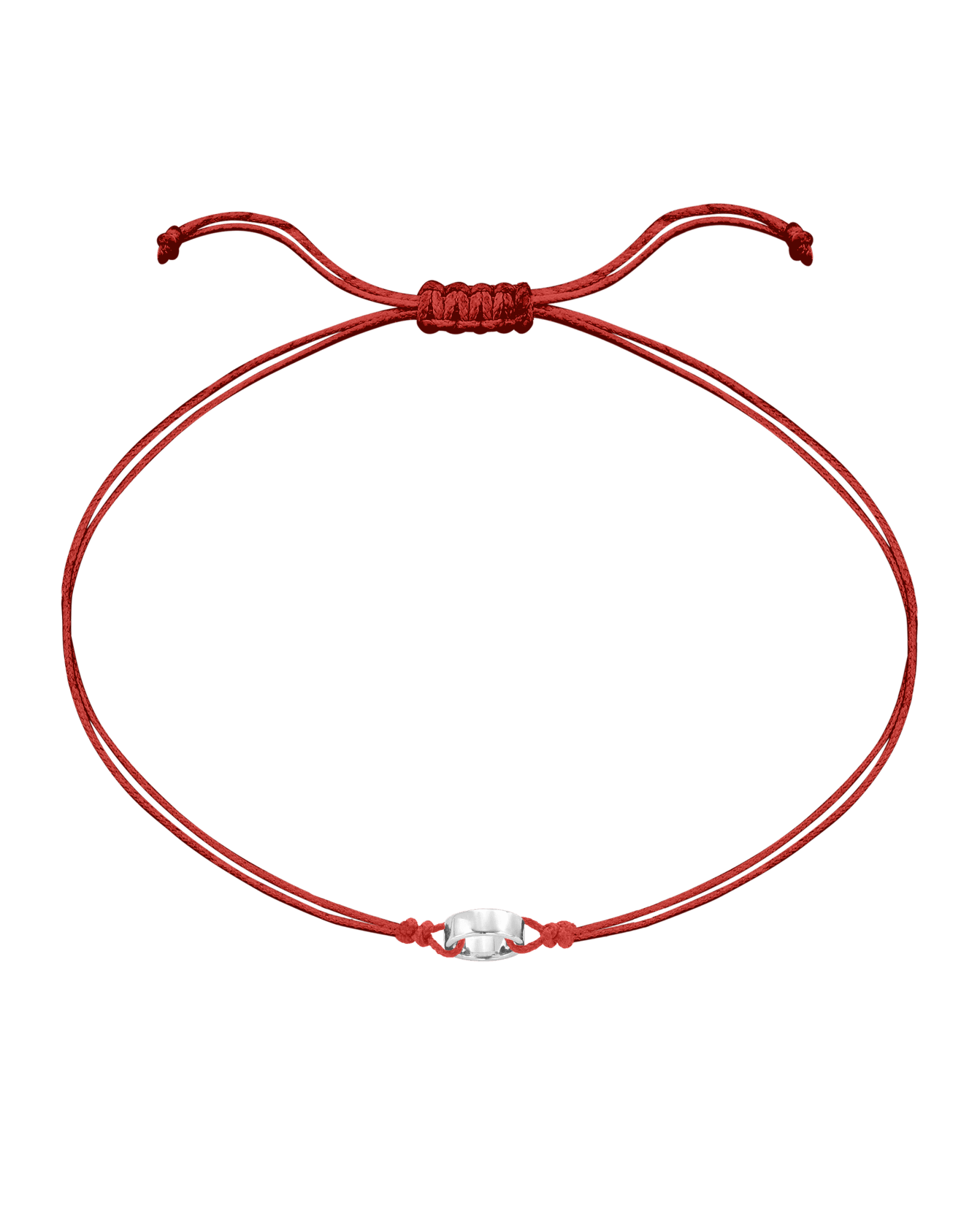 Engravable Links of Love - 925 Sterling Silver Bracelets magal-dev 1 Red 