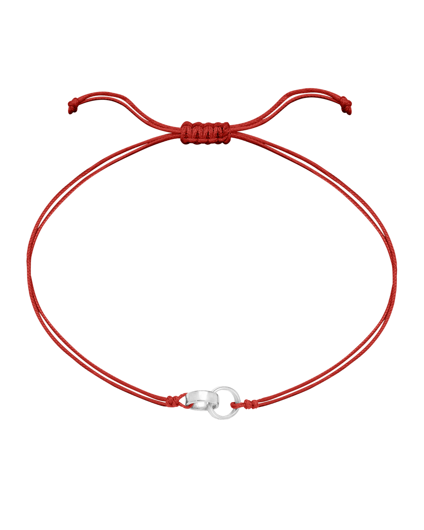 Engravable Links of Love - 925 Sterling Silver Bracelets magal-dev 2 Red 