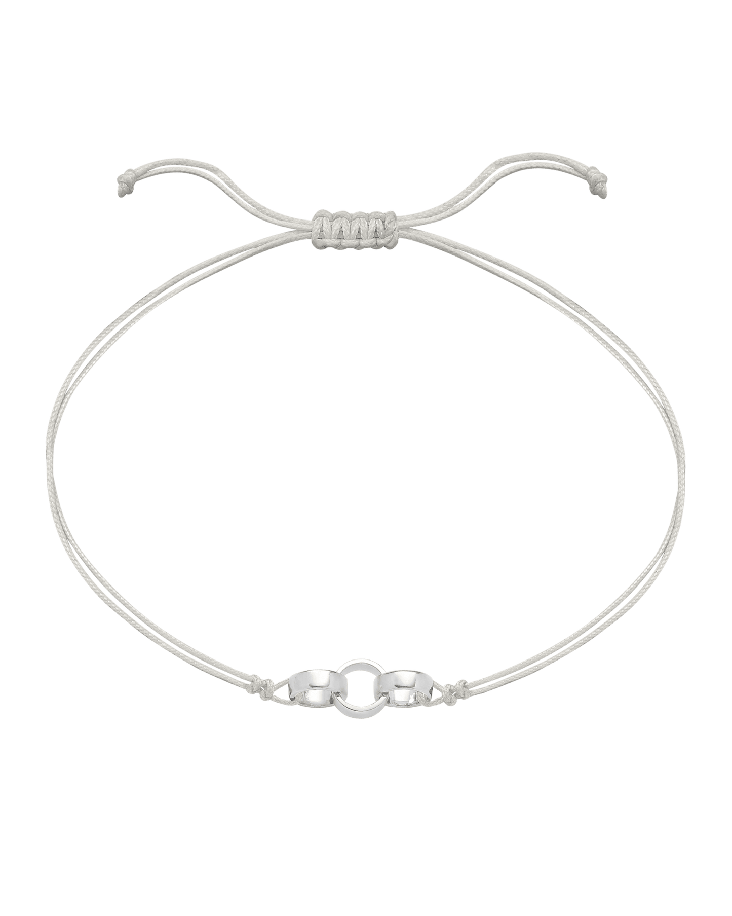 Engravable Links of Love - 925 Sterling Silver Bracelets magal-dev 3 Pearl 