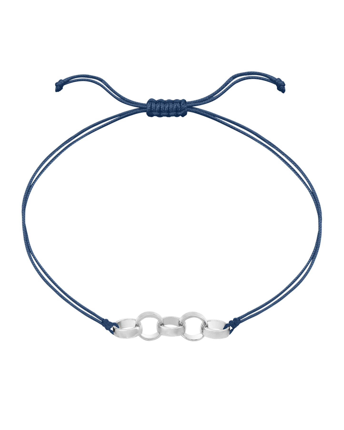 Engravable Links of Love - 925 Sterling Silver Bracelets magal-dev 5 Indigo 