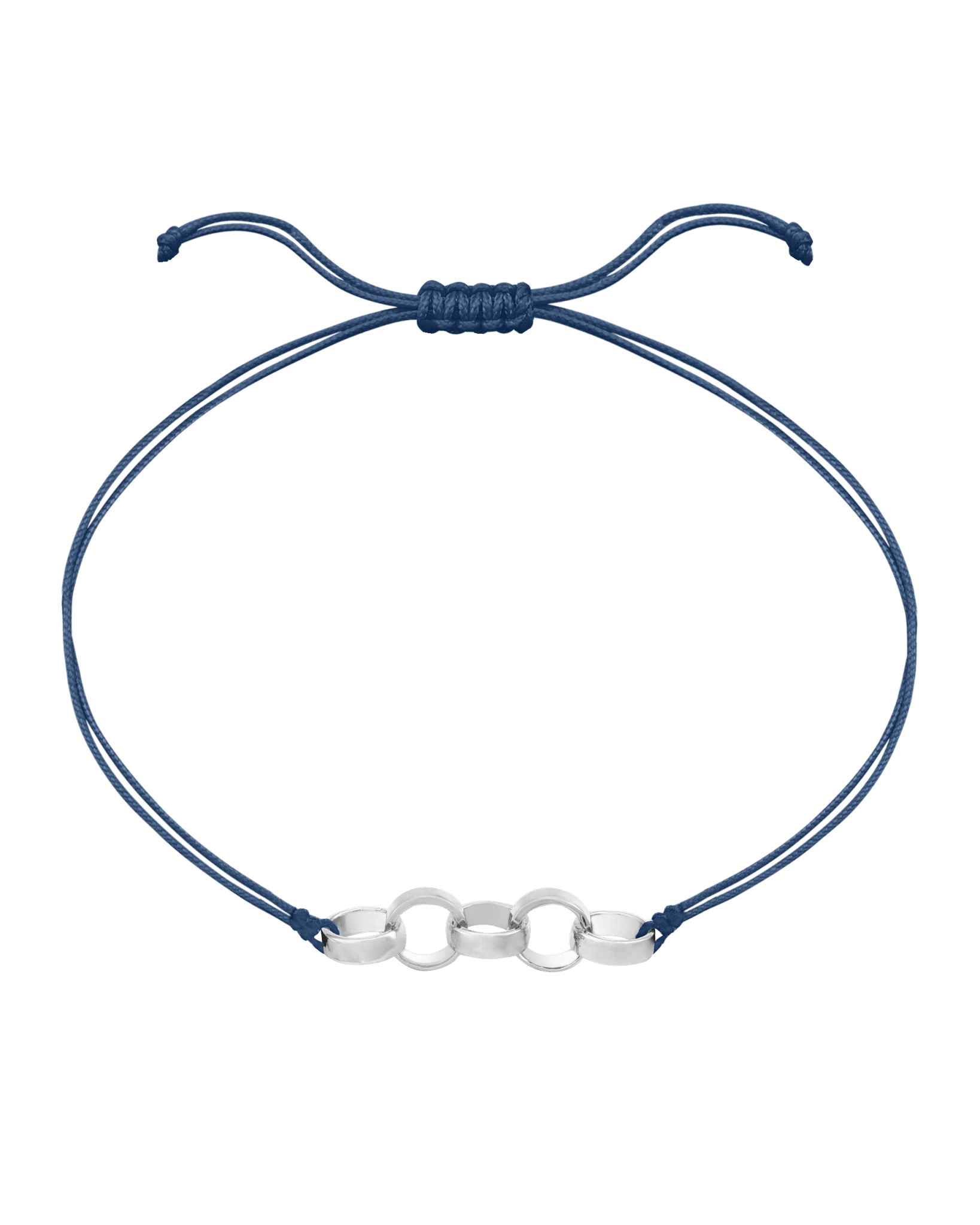 Engravable Links of Love - 925 Sterling Silver Bracelets magal-dev 5 Indigo 
